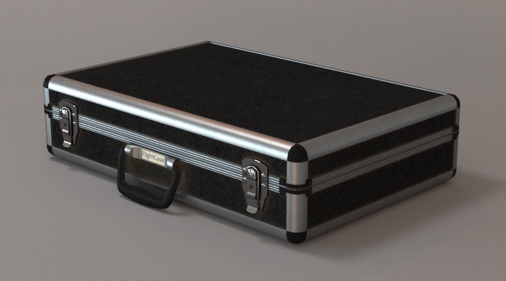 Flight case 3D model_0