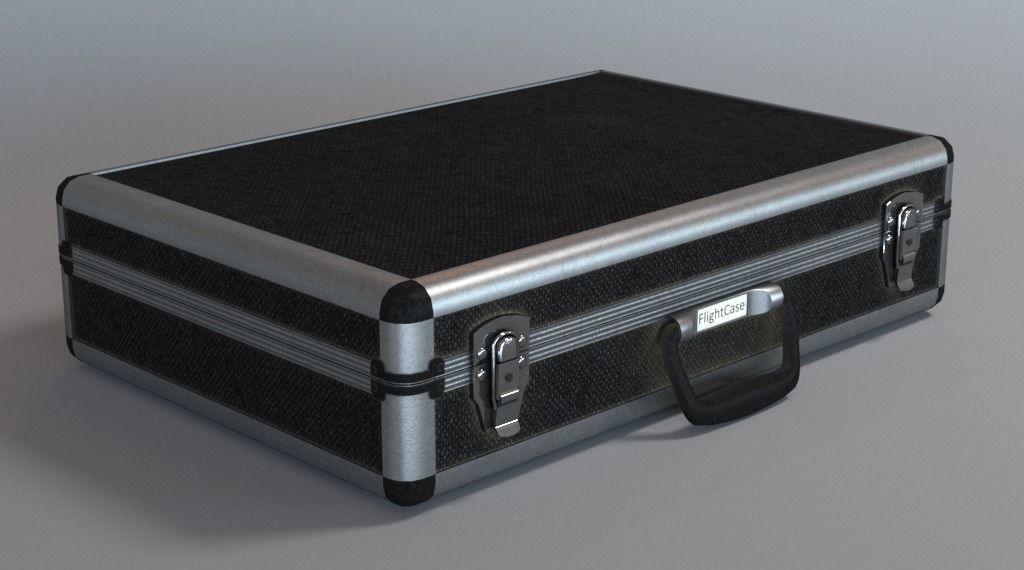 Flight case 3D model_2