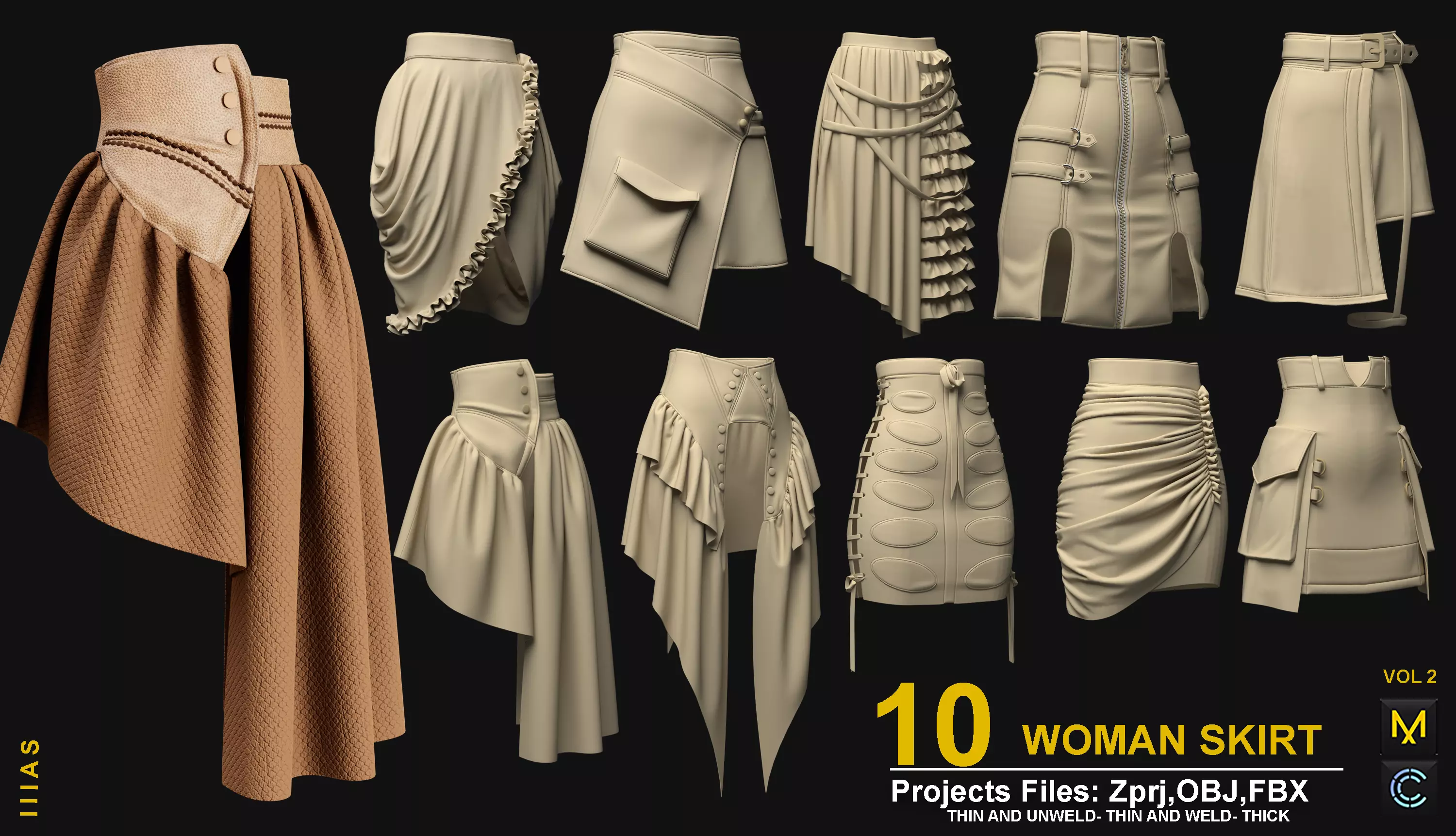 SKIRT 3D model_0