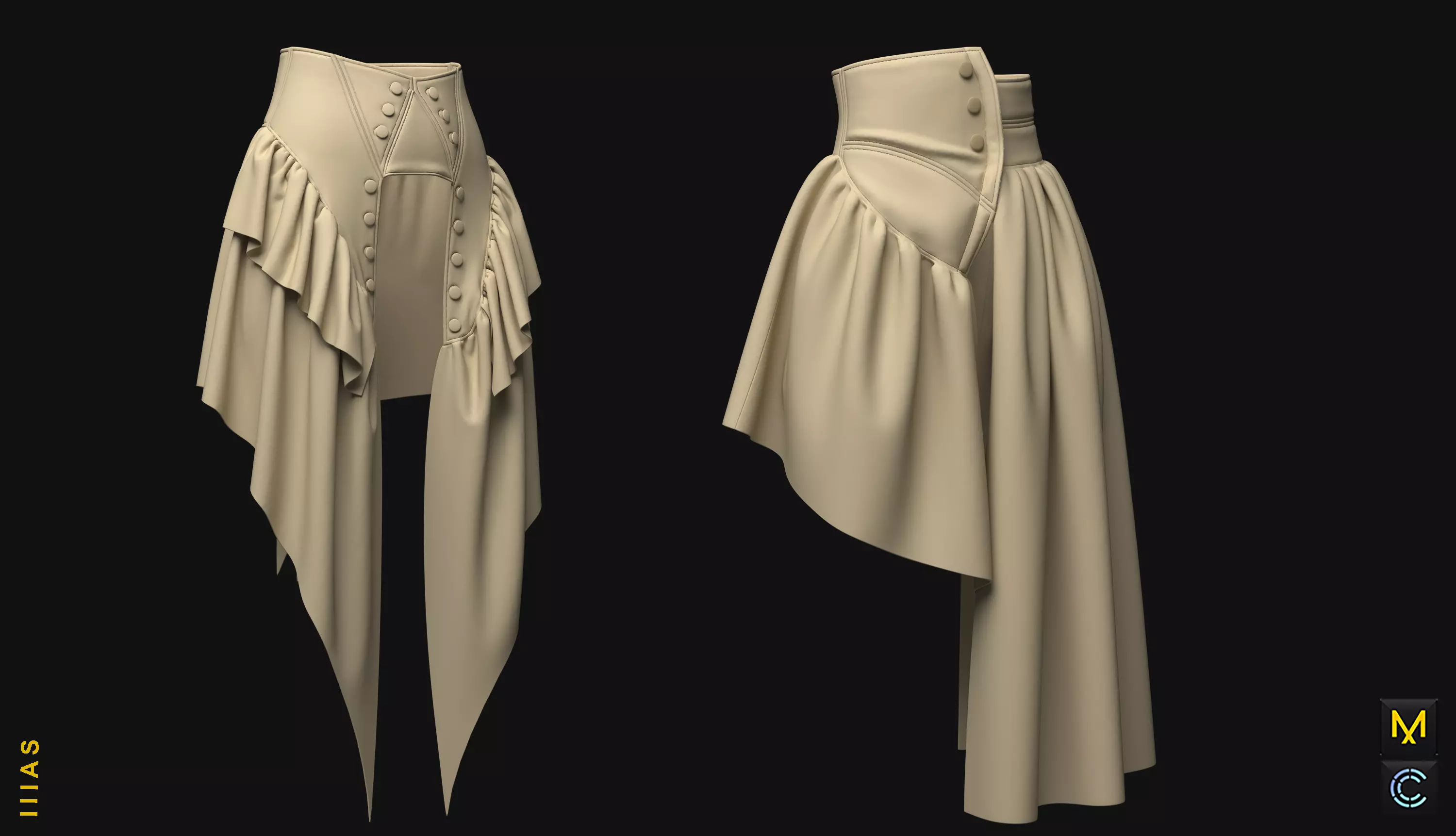 SKIRT 3D model_2
