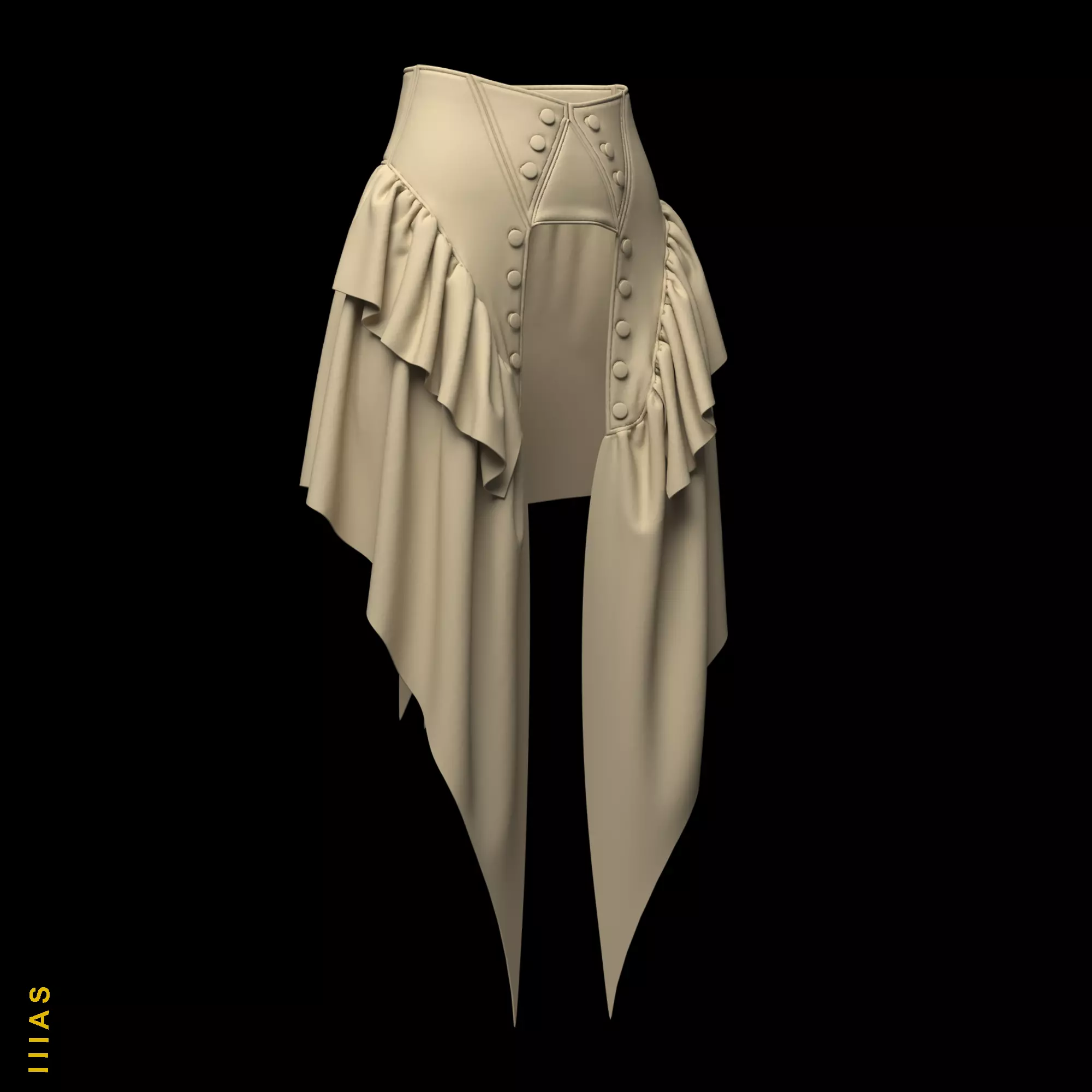 SKIRT 3D model_7