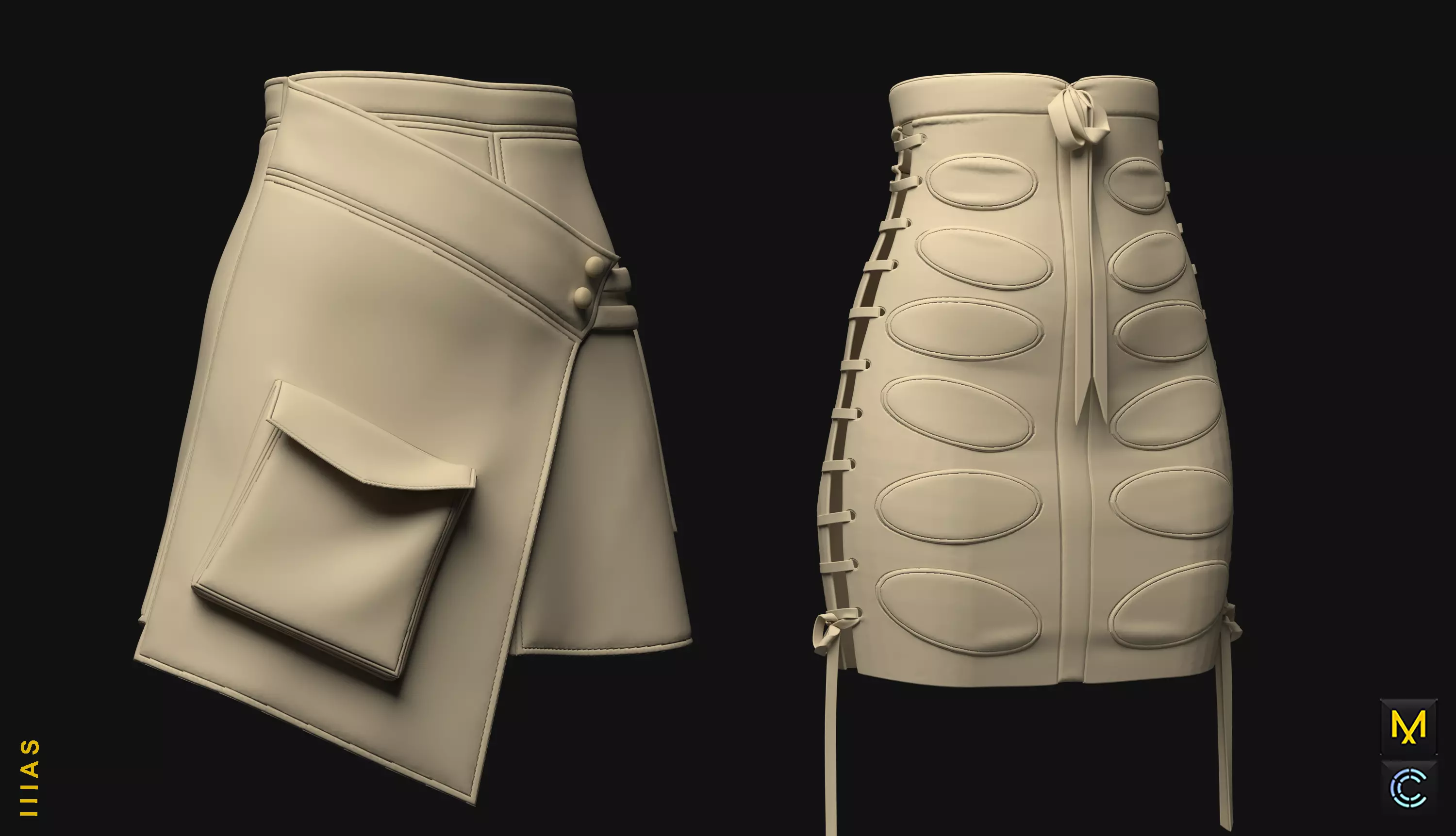 SKIRT 3D model_6