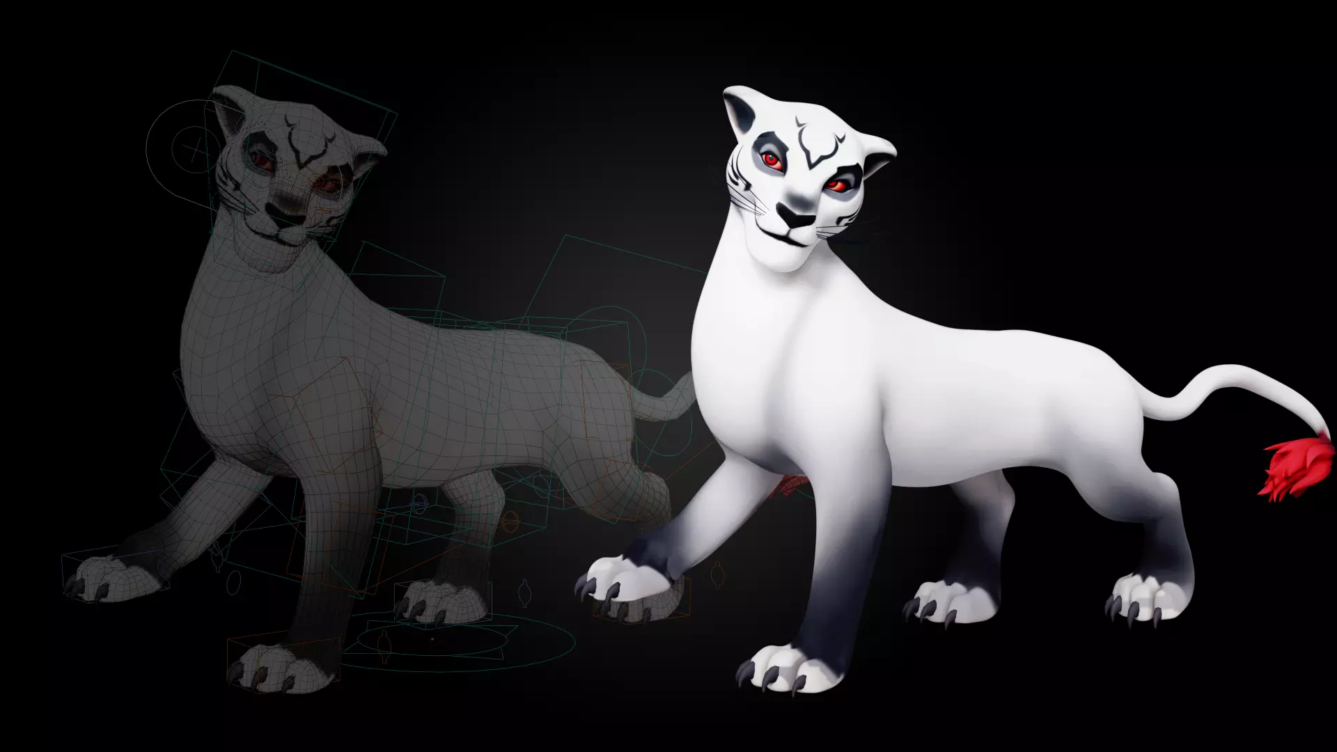 Lion Pride Pack - Stylized and Rigged 3D Characters Low-poly 3D model_20