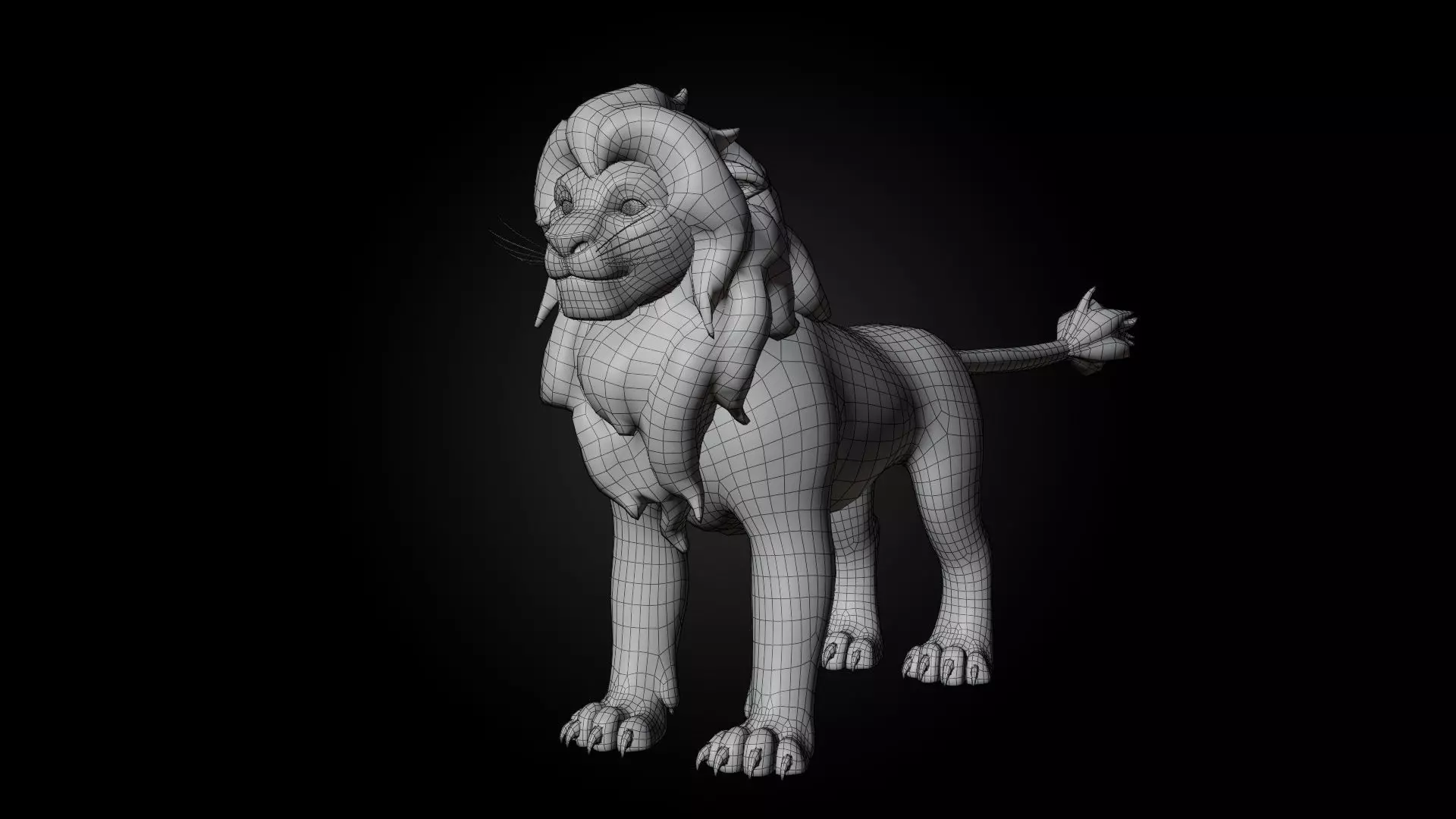 Lion Pride Pack - Stylized and Rigged 3D Characters Low-poly 3D model_7