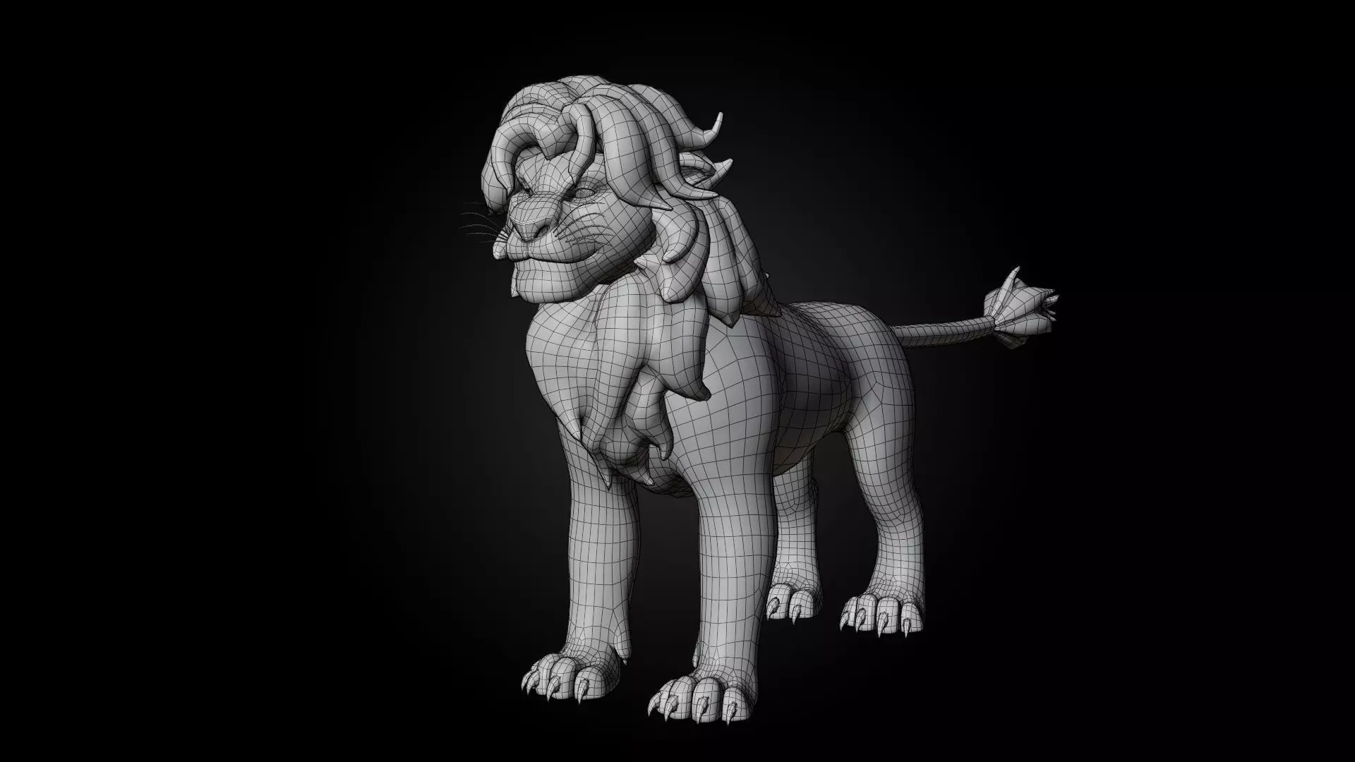 Lion Pride Pack - Stylized and Rigged 3D Characters Low-poly 3D model_13