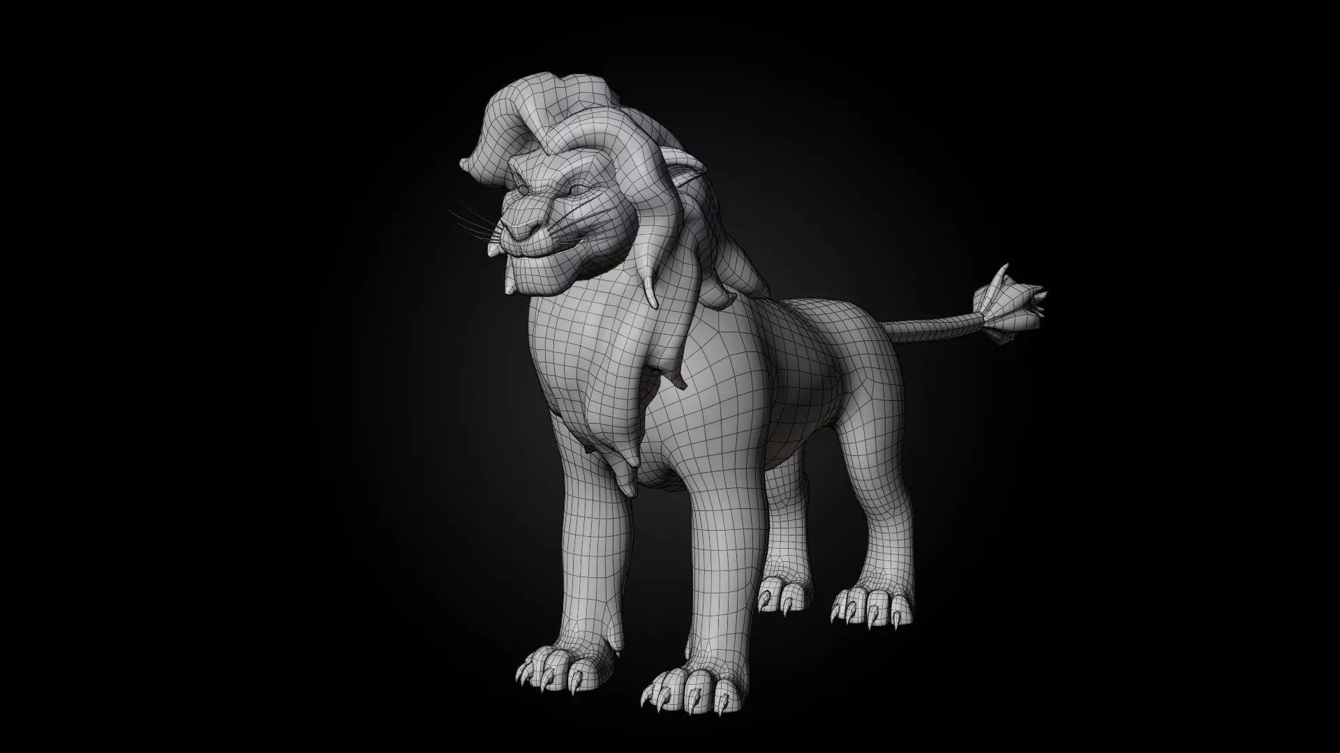 Lion Pride Pack - Stylized and Rigged 3D Characters Low-poly 3D model_11