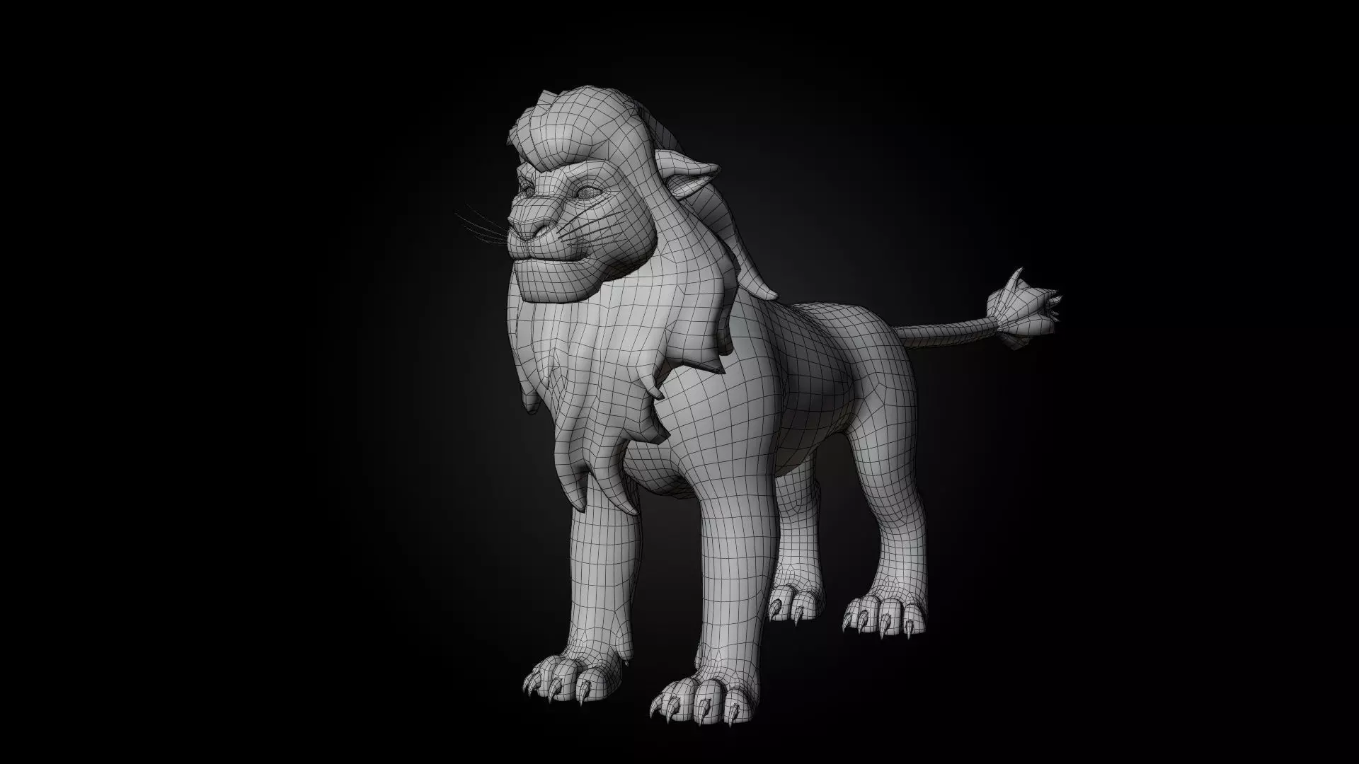 Lion Pride Pack - Stylized and Rigged 3D Characters Low-poly 3D model_9