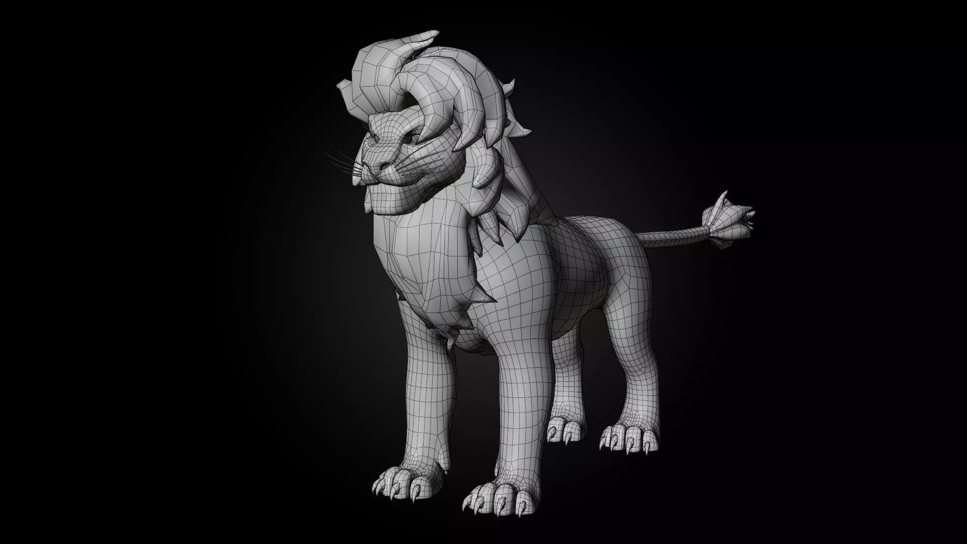 Lion Pride Pack - Stylized and Rigged 3D Characters Low-poly 3D model_5