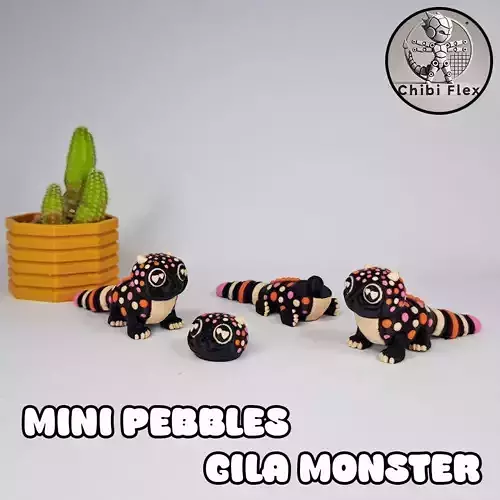 Flexi Mini Choco Pebbles Gila Monster