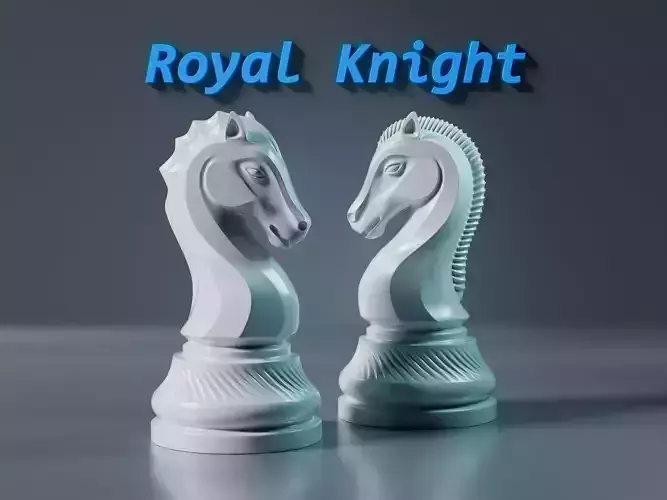 Royal Chess Knight Set