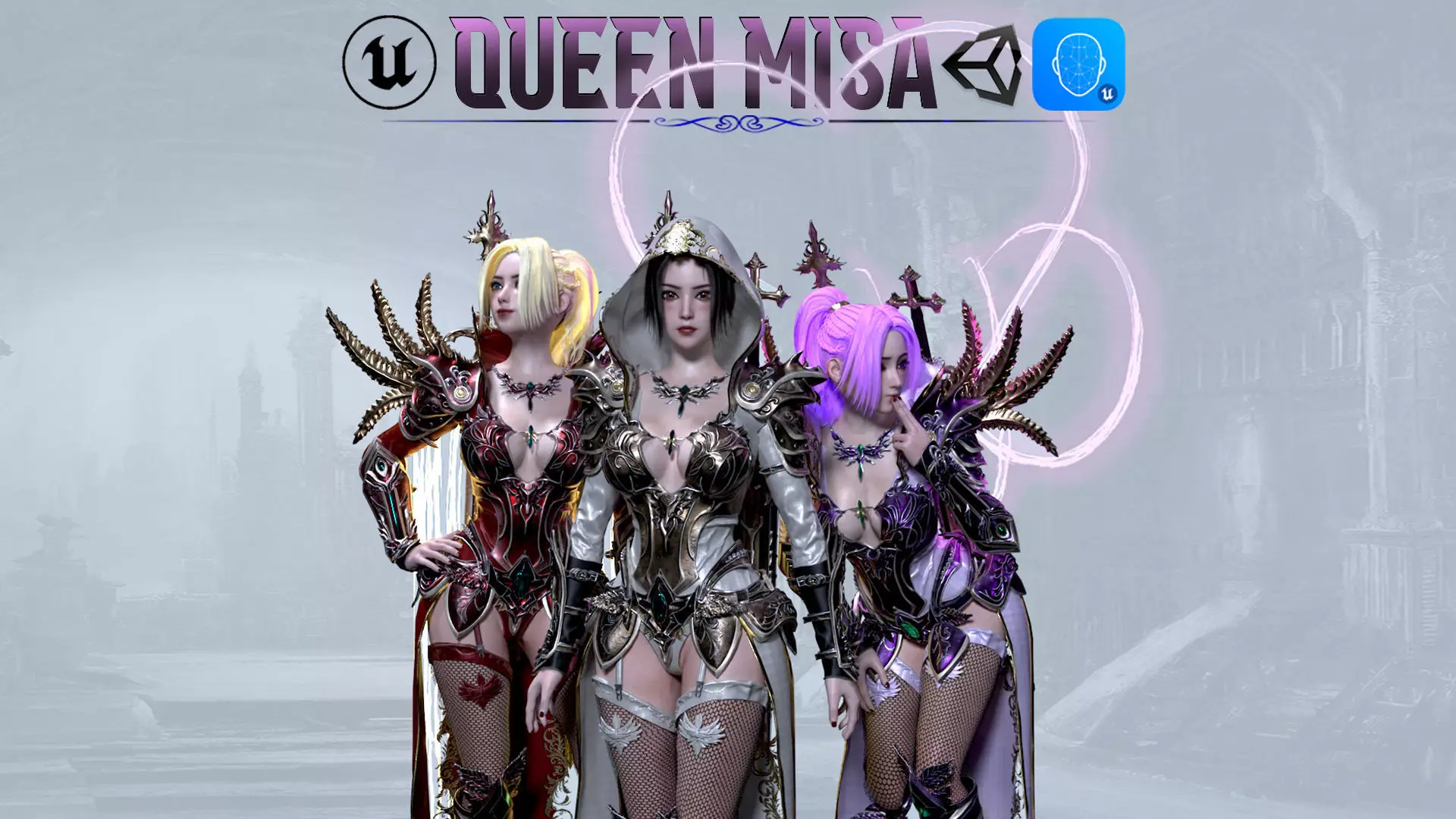 Queen Misa Ultra Edition Low-poly 3D model_0