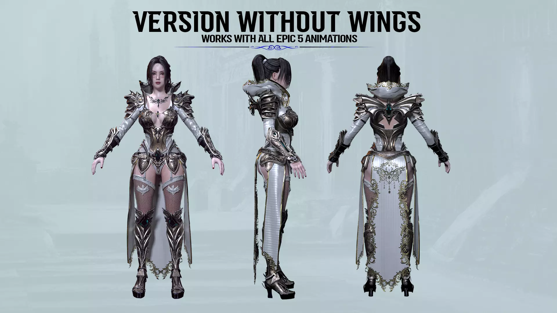 Queen Misa Ultra Edition Low-poly 3D model_11