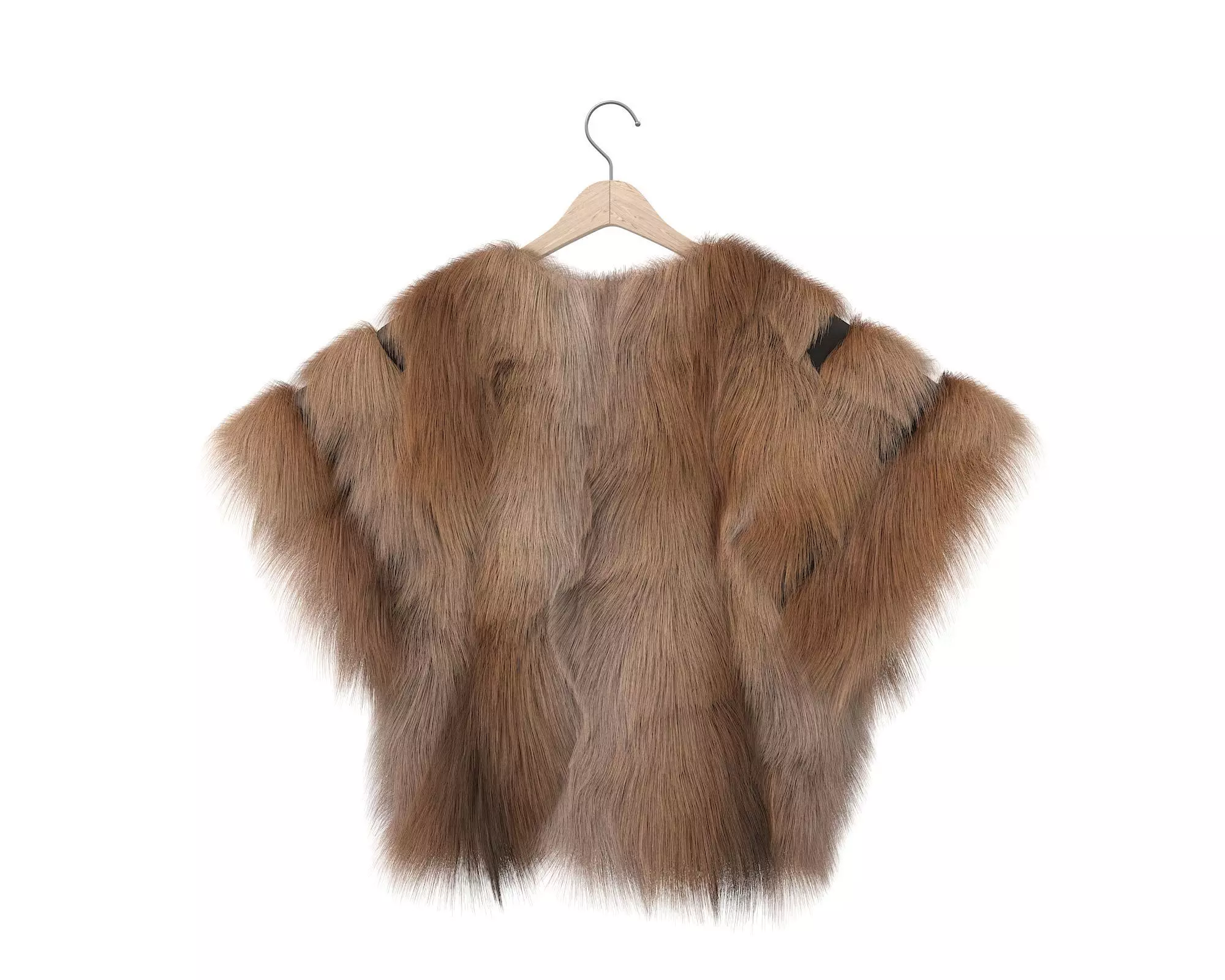 Coat on Hanger 2 3D model_8