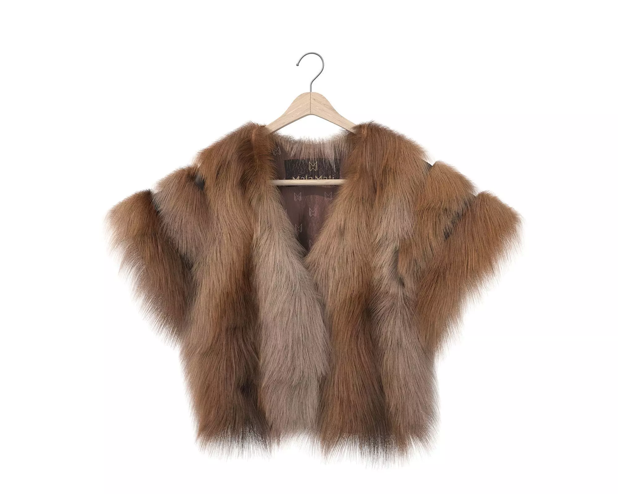 Coat on Hanger 2 3D model_3