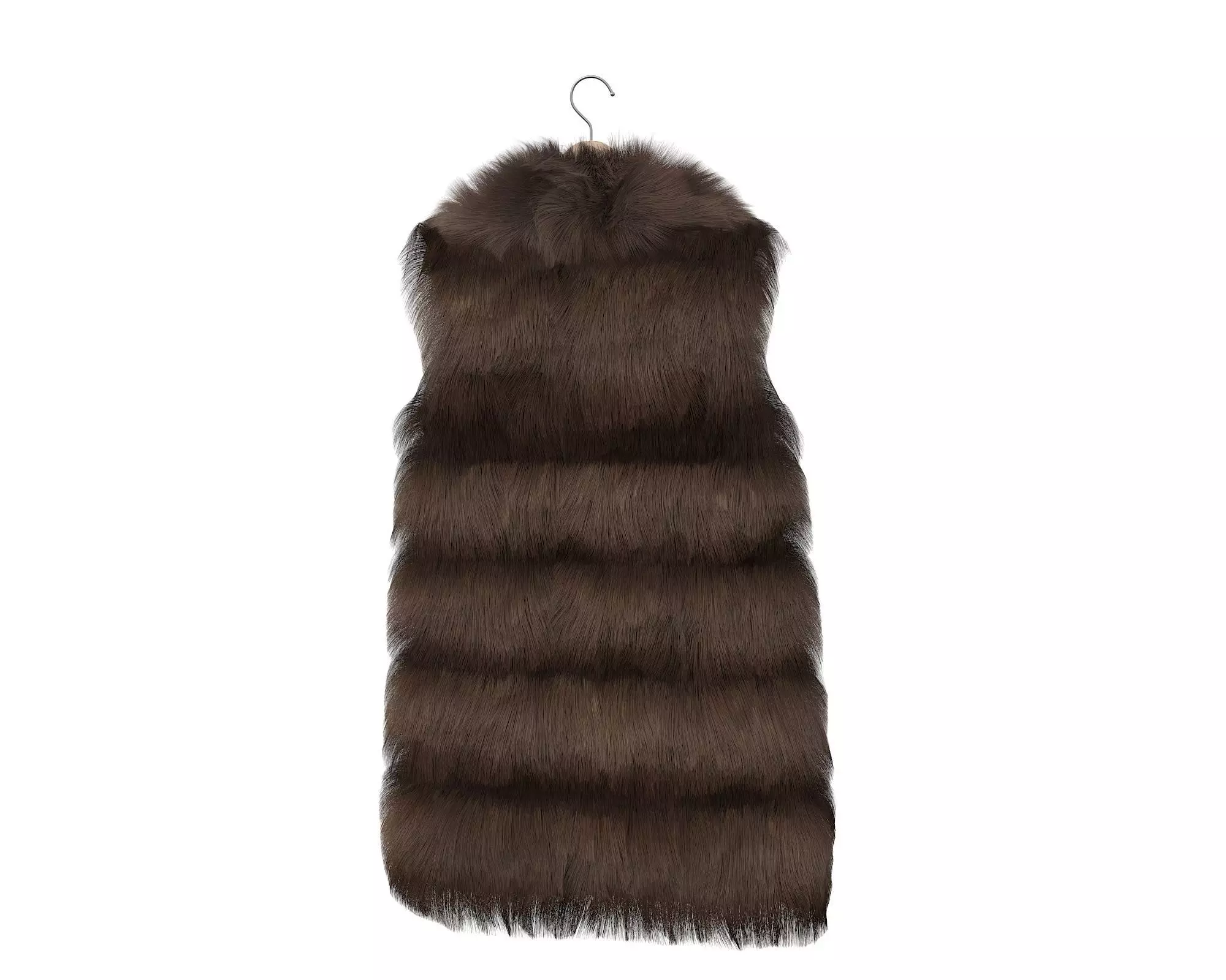 Coat on Hanger 2 3D model_9