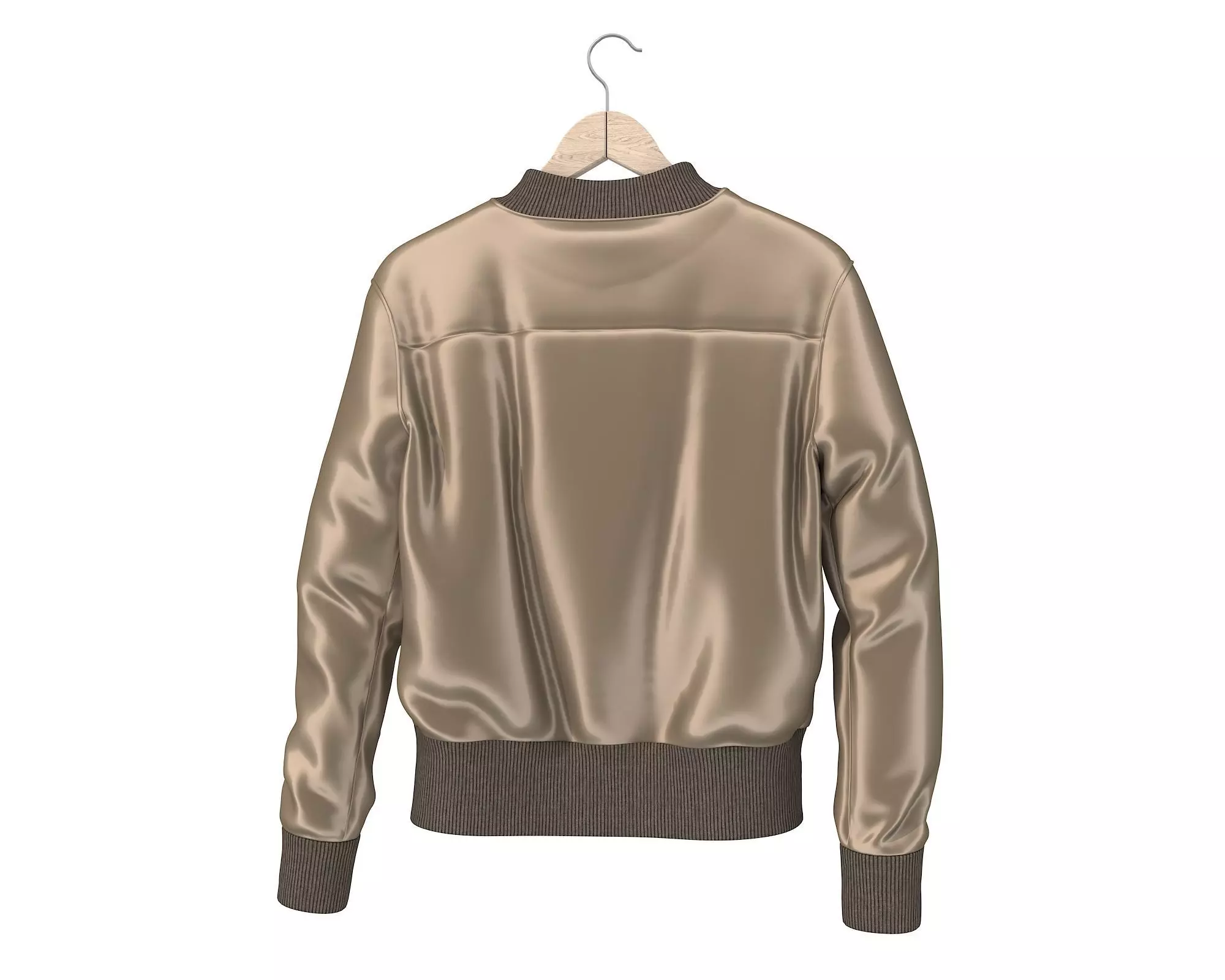 Coat on Hanger 2 3D model_6