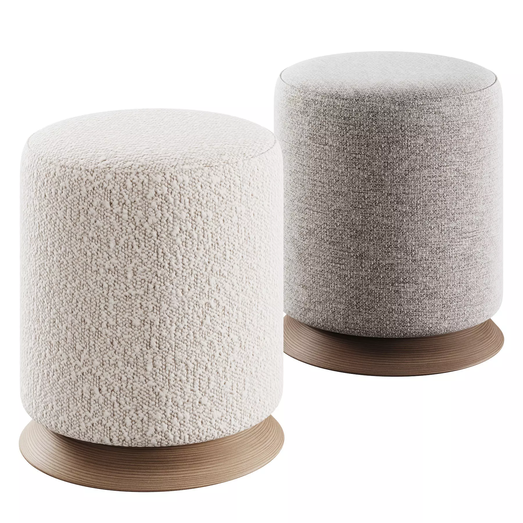 Kimaya Ottoman By The Citizenry 3D model_0