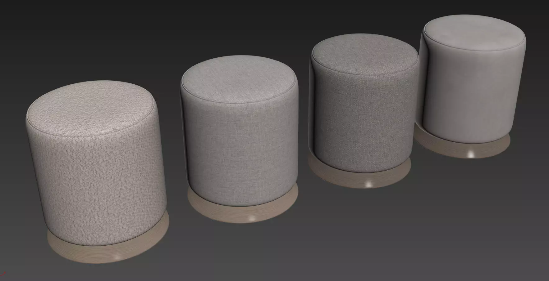 Kimaya Ottoman By The Citizenry 3D model_5