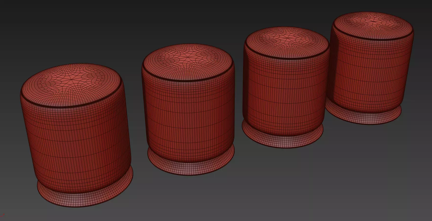 Kimaya Ottoman By The Citizenry 3D model_7