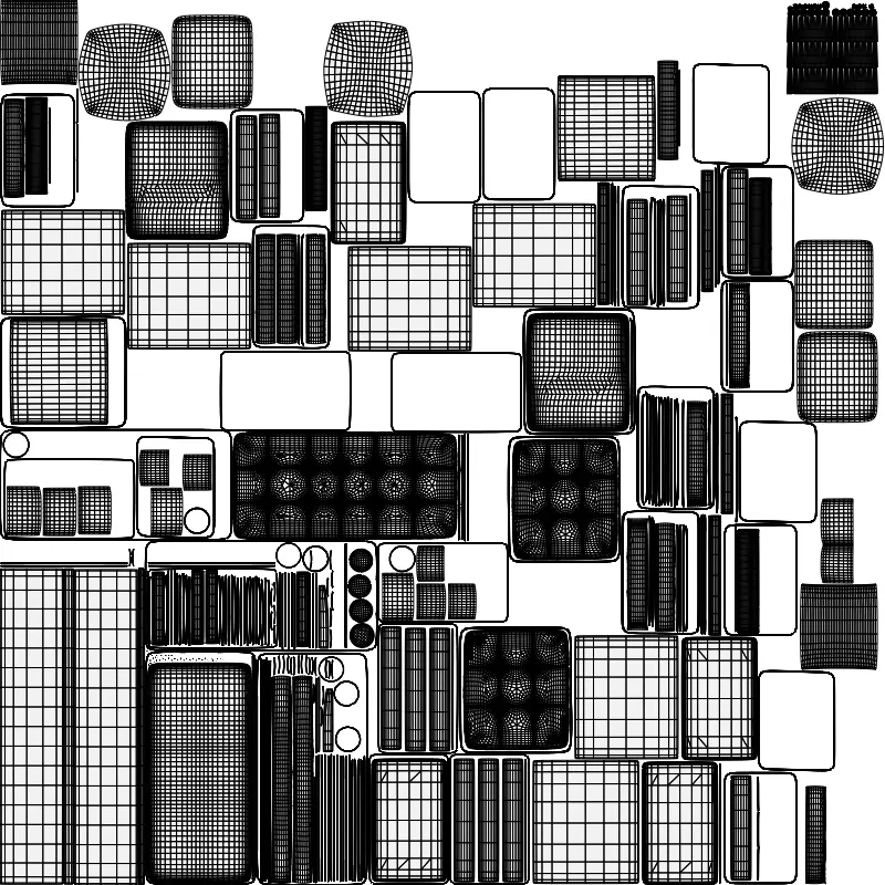 Leather Sofa 3D model_5