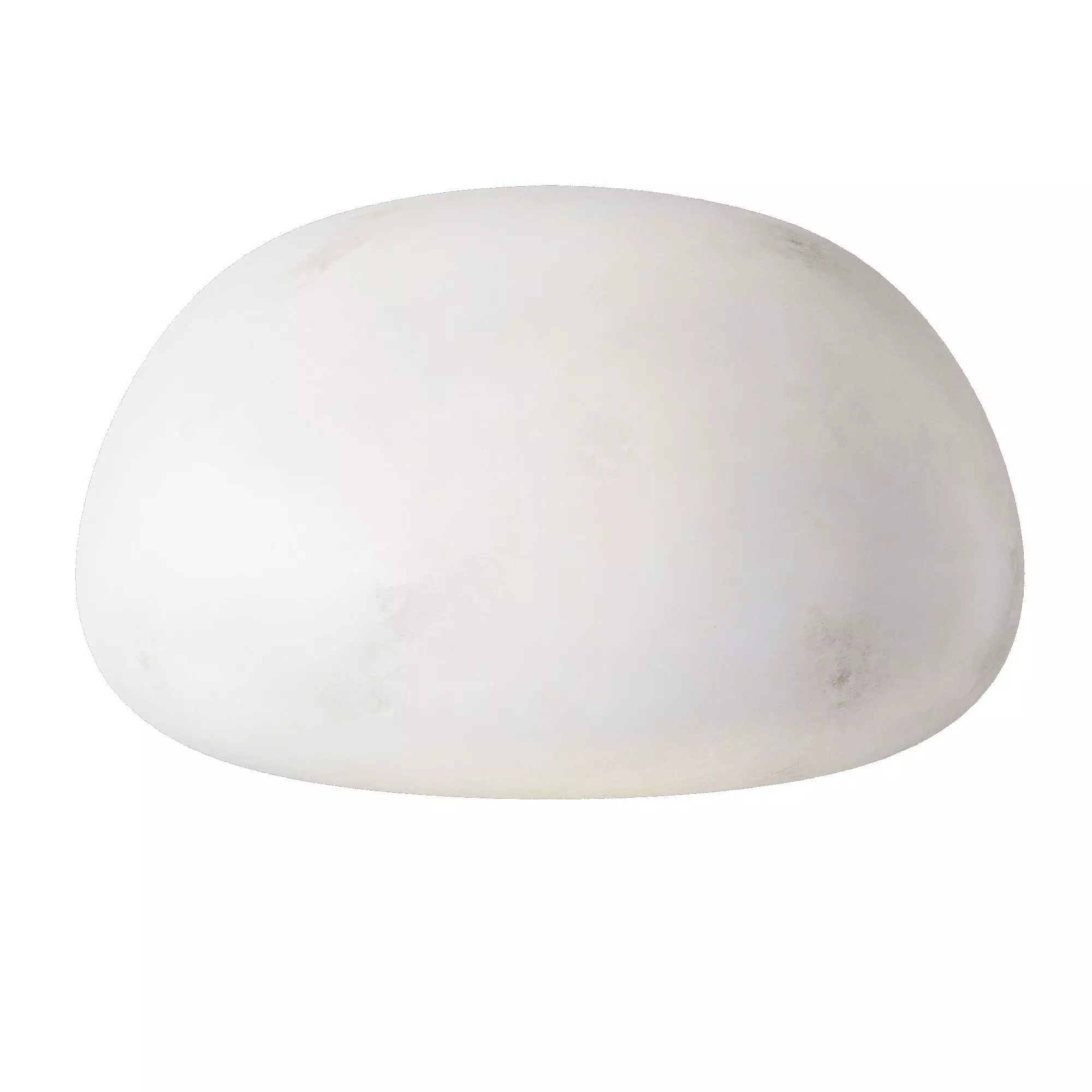 Zara Home Round Alabaster Table Lamp 3D model_1