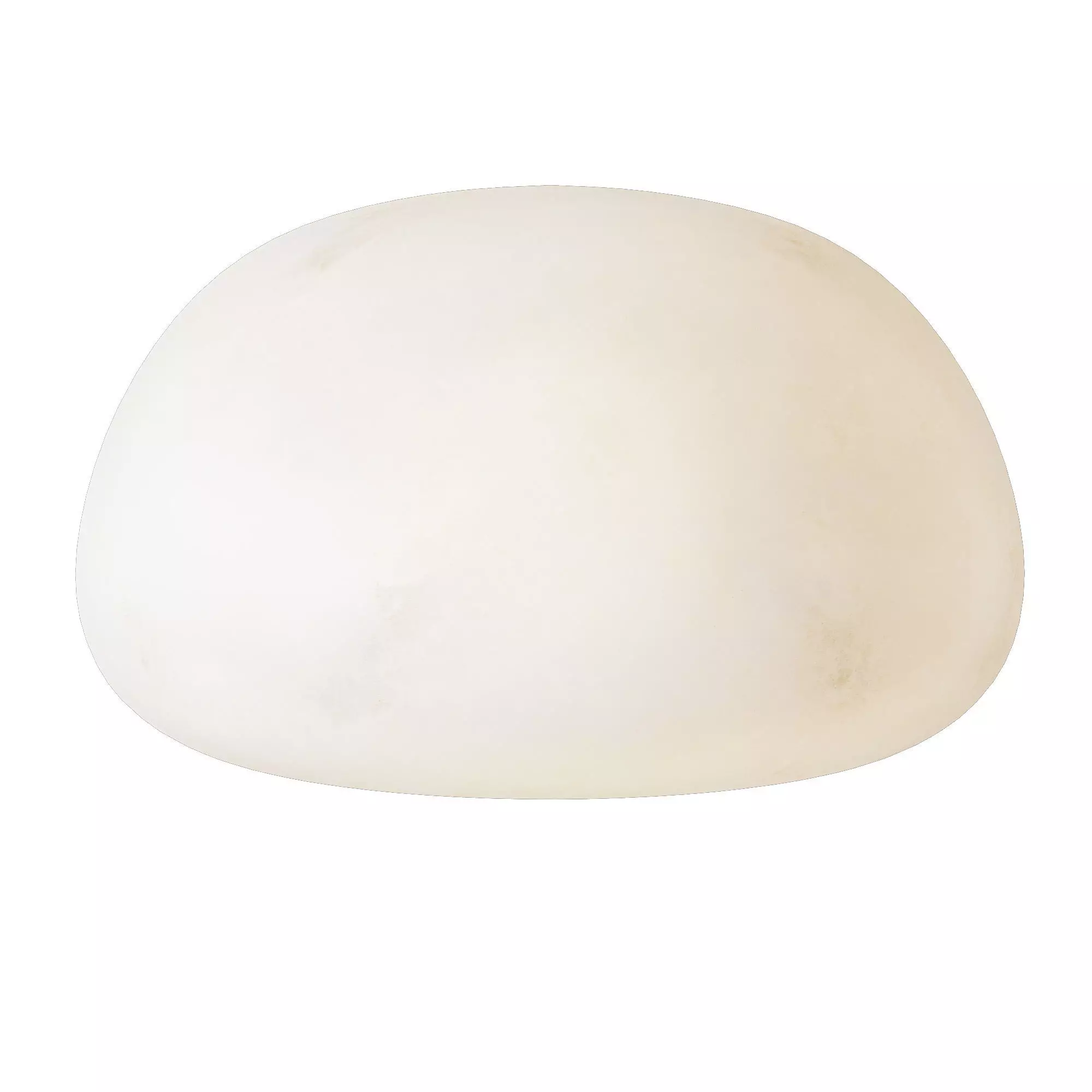 Zara Home Round Alabaster Table Lamp 3D model_4