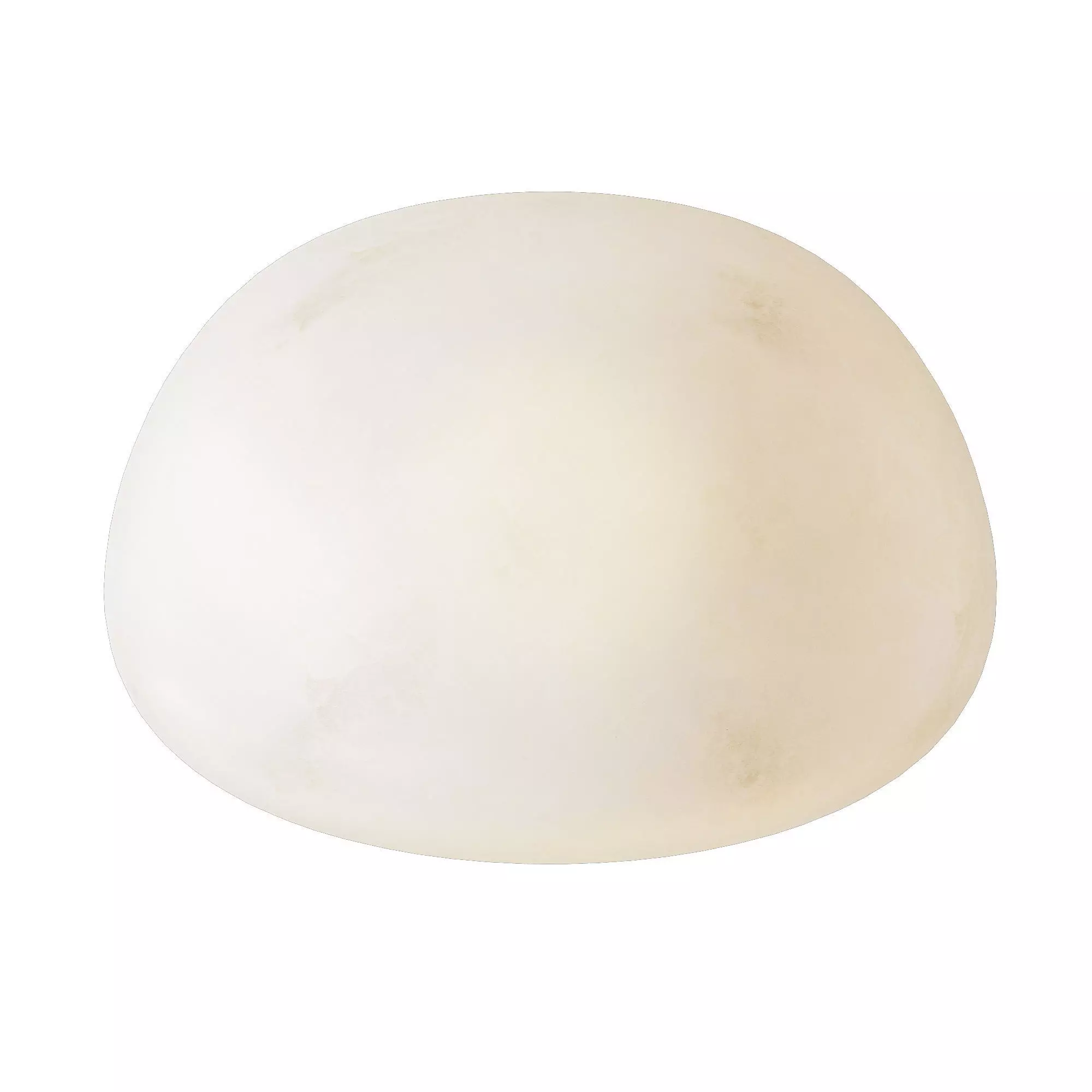 Zara Home Round Alabaster Table Lamp 3D model_3