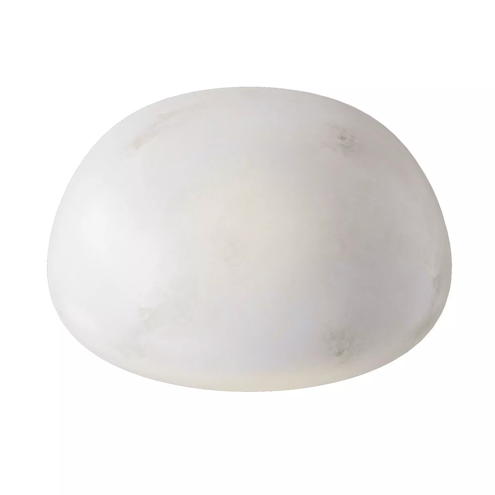 Zara Home Round Alabaster Table Lamp 3D model_2