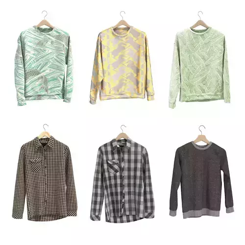 Clothing on Hanger 7