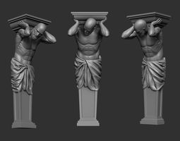 Human statue 3D Models | CGTrader