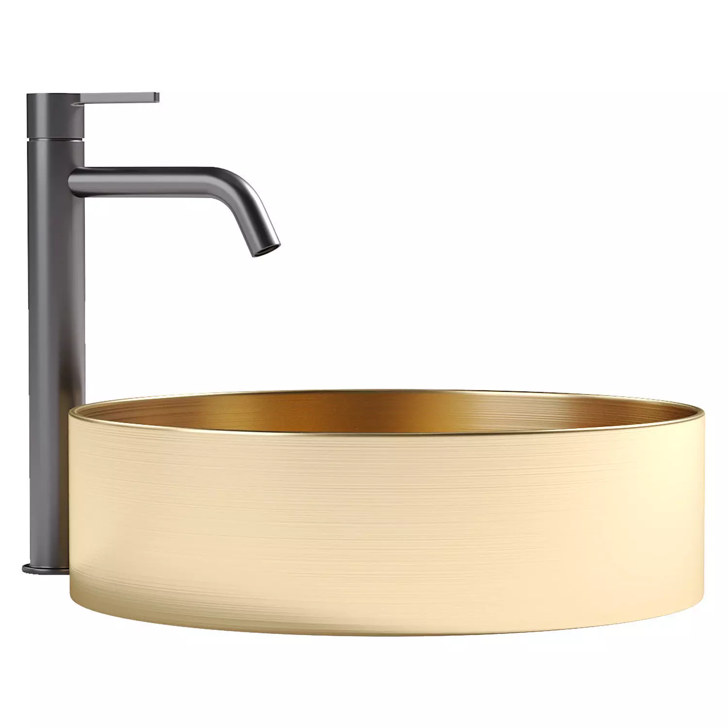 neoro n40 countertop washbasin 3D model_3