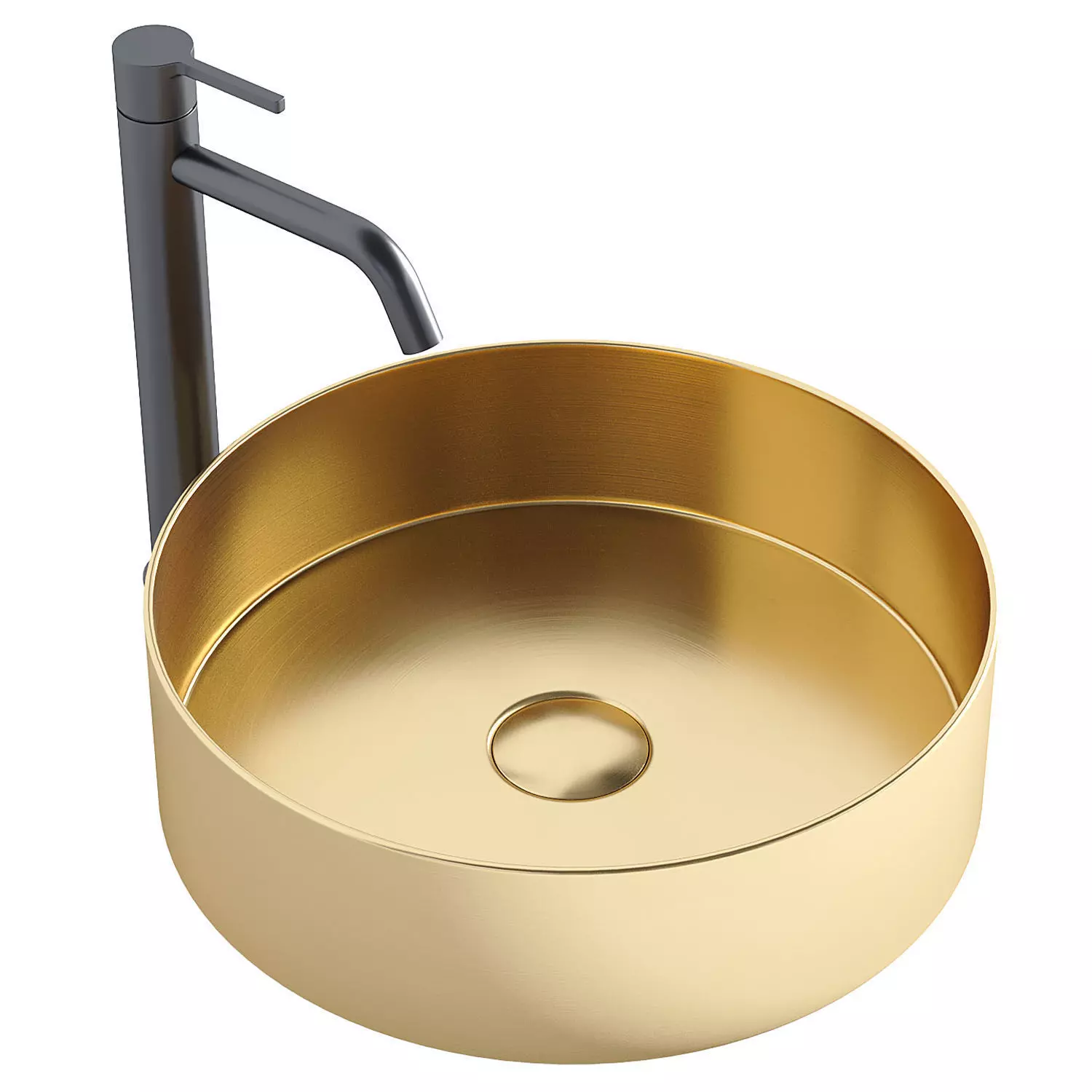 neoro n40 countertop washbasin 3D model_2