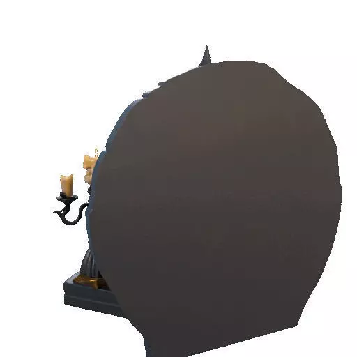 2530Halloween Witch with Spell book Skull Raven and Pumpkin 3D print model_25