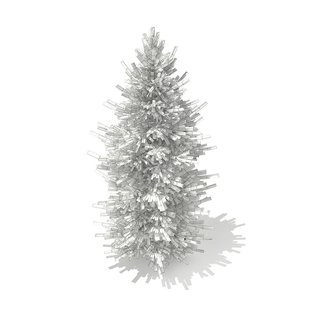 Norway Spruce Picea abies 3m 3D model_4