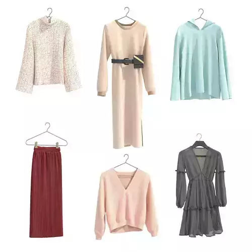 Women Clothing on Hanger 16