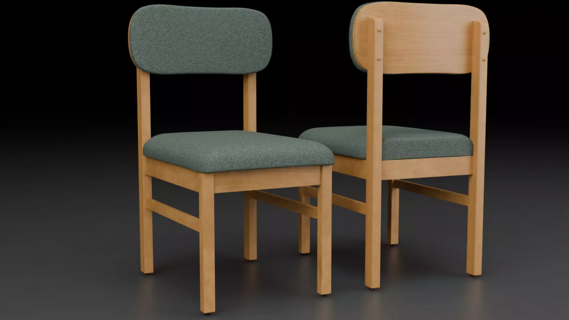 Dining Chair 3D model_1