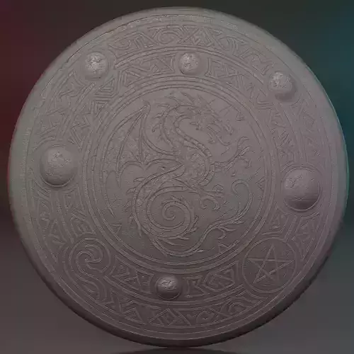 Dragon Shield 3D Model