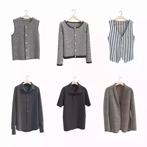 Clothing on Hanger 10