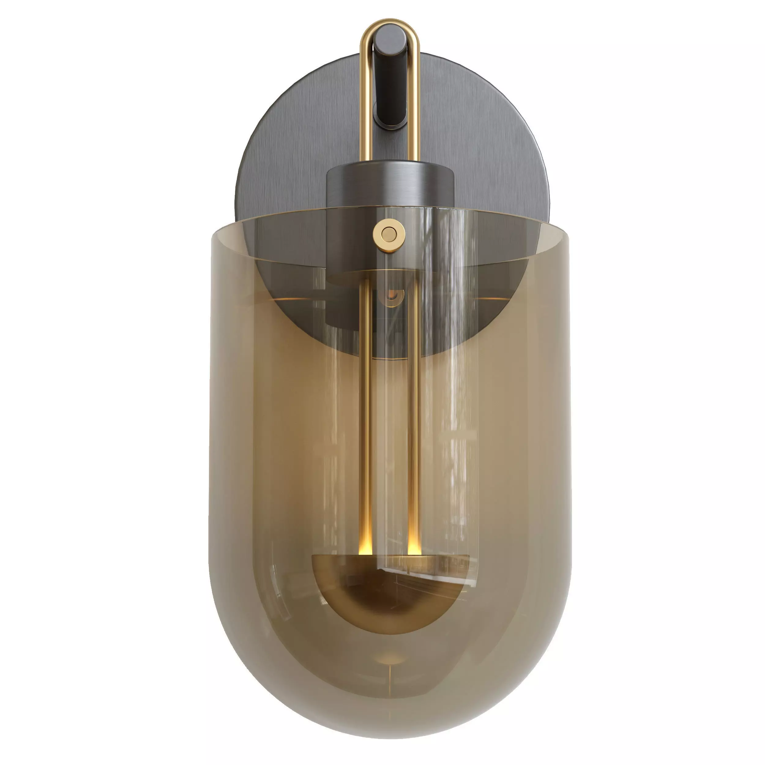 Century LED Wall Sconce corona Low-poly 3D model_2