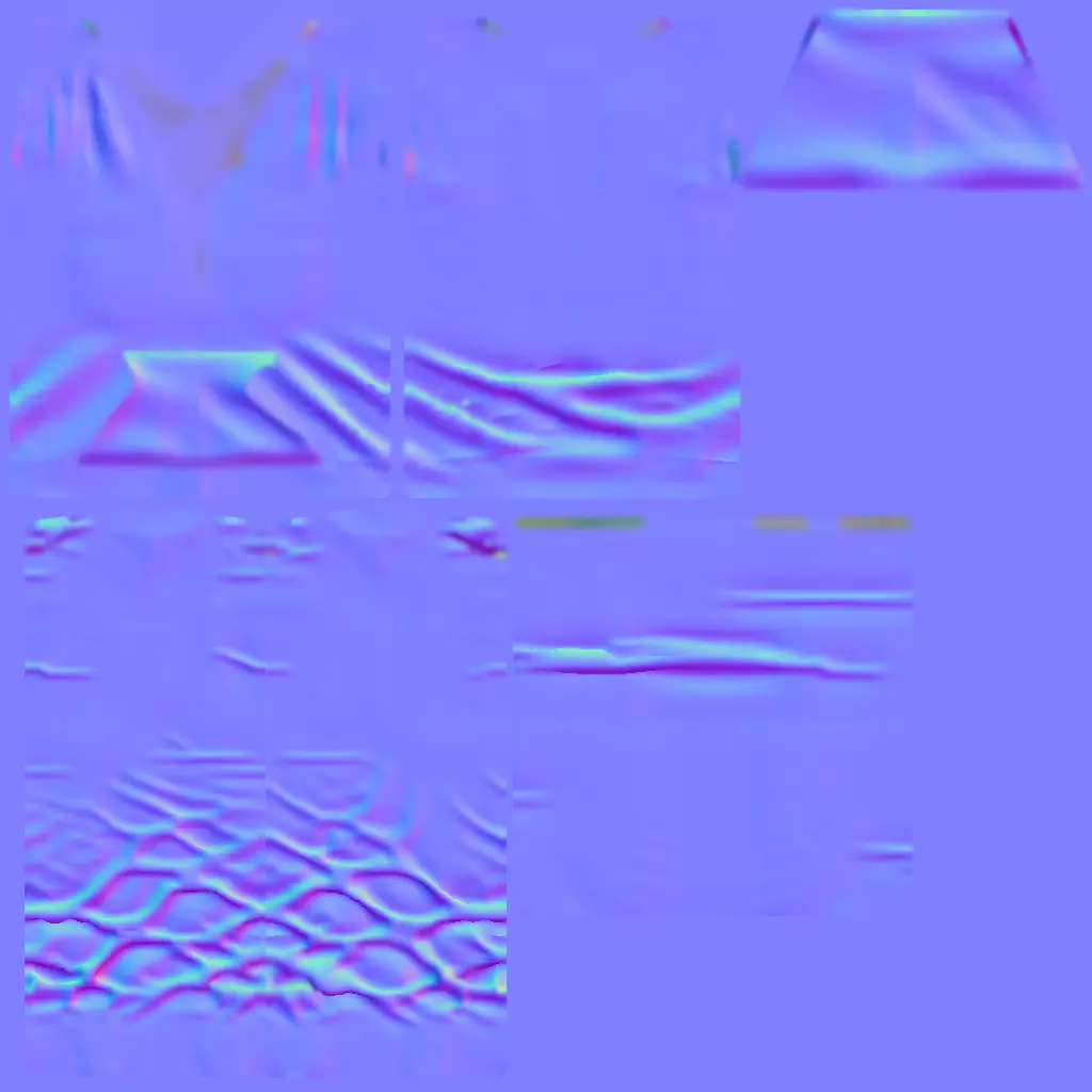 Zepeto Stylish Dress Bundle 3D model_15