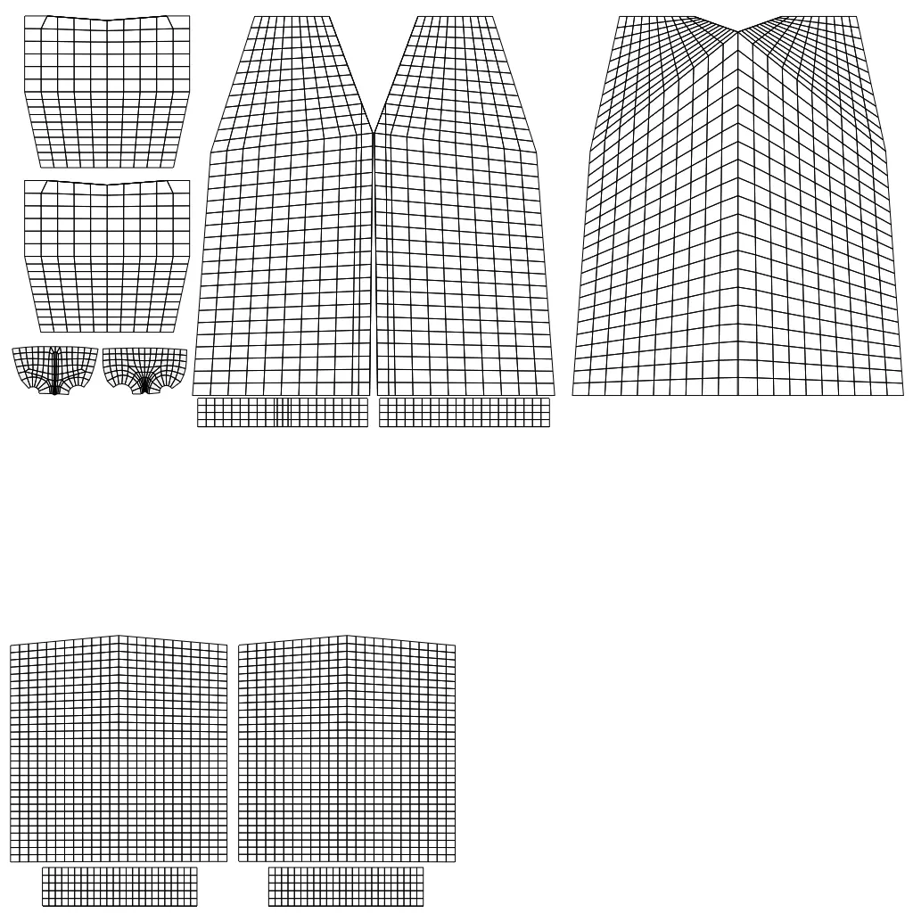 Zepeto Stylish Dress Bundle 3D model_10