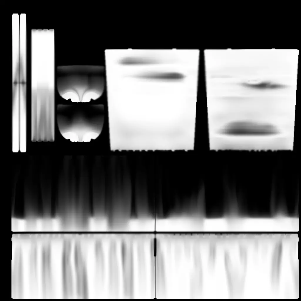 Zepeto Stylish Dress Bundle 3D model_7