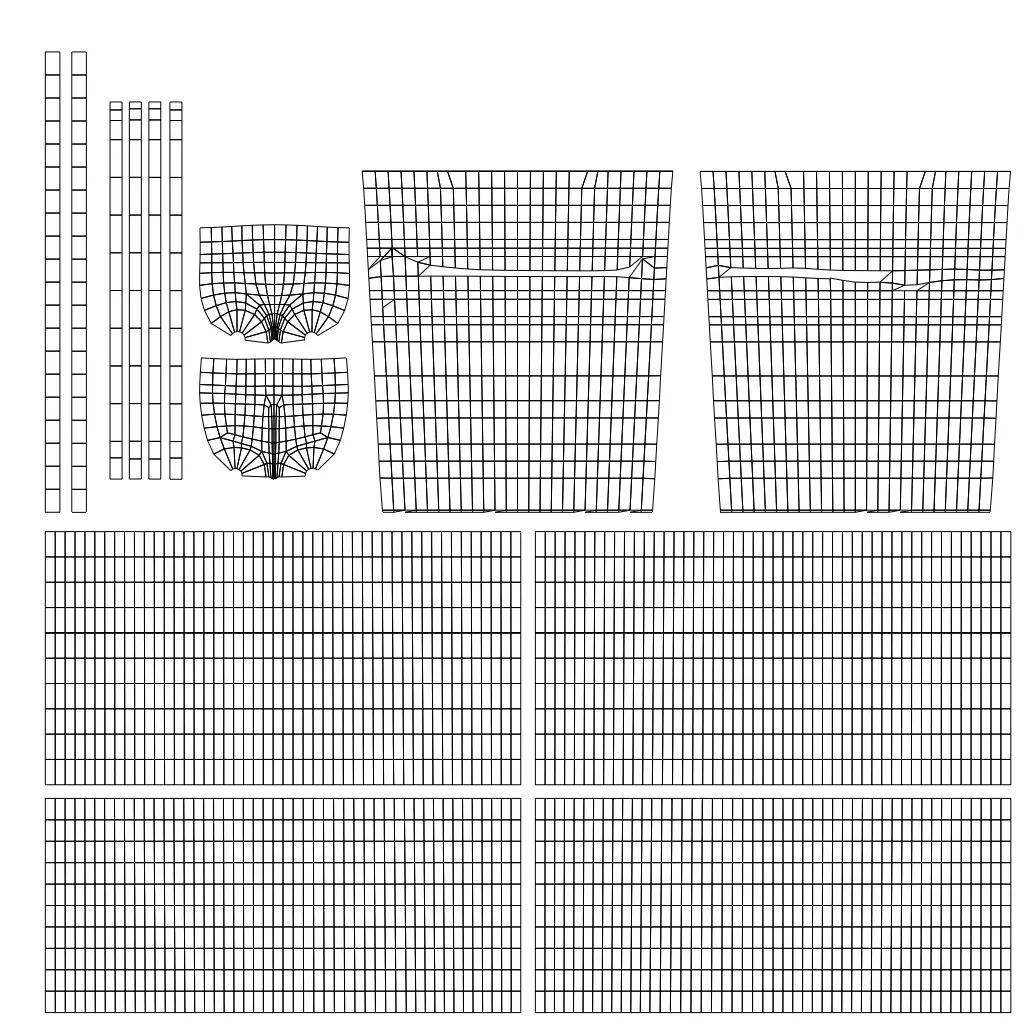 Zepeto Stylish Dress Bundle 3D model_9