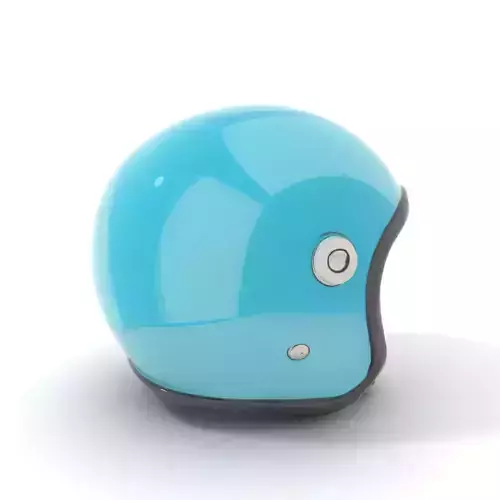 Teal Helmet model pack Low-poly 3D model