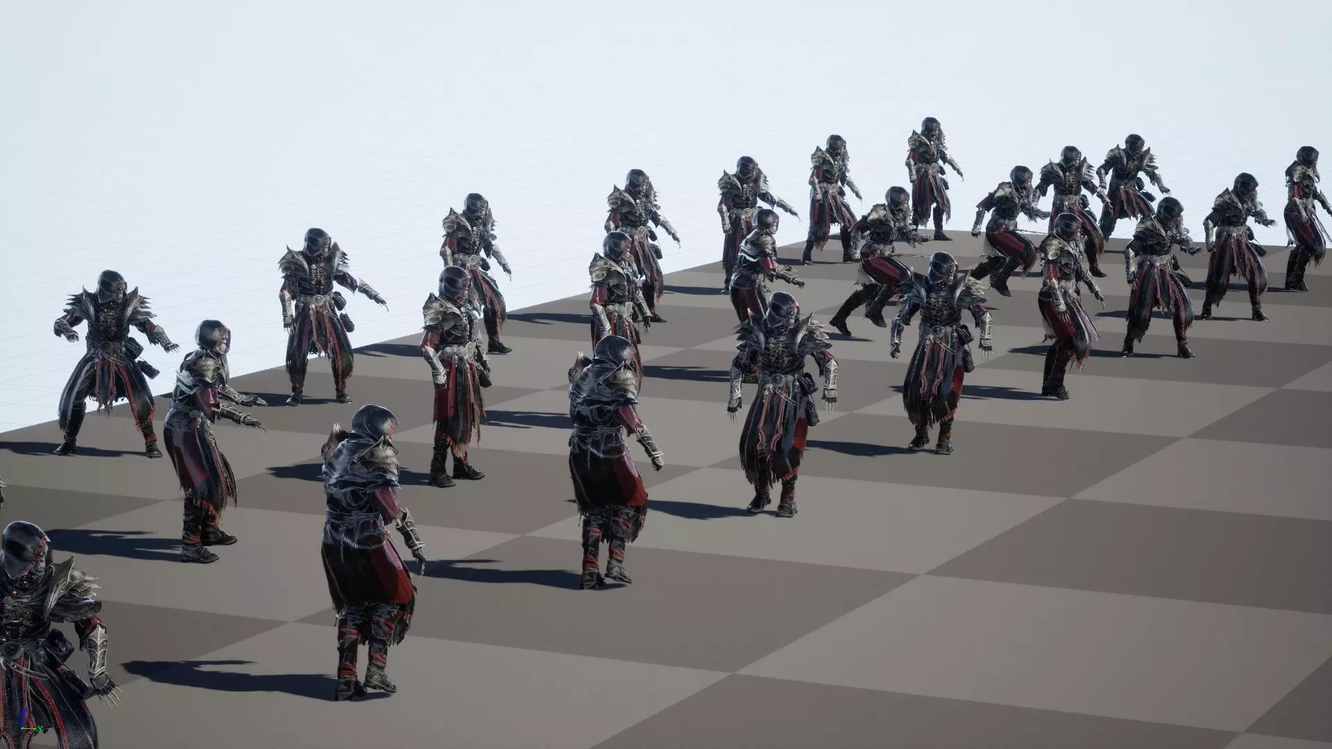 Skeleton ArchMage Low-poly 3D model_15