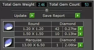 Marquise Engagement Ring 3D print model_14