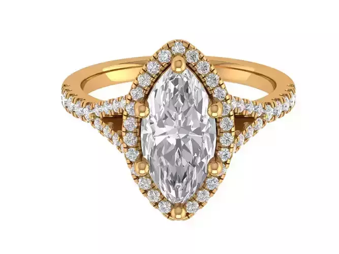 Marquise Engagement Ring