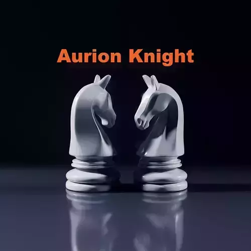Aurion Knight Chess Piece