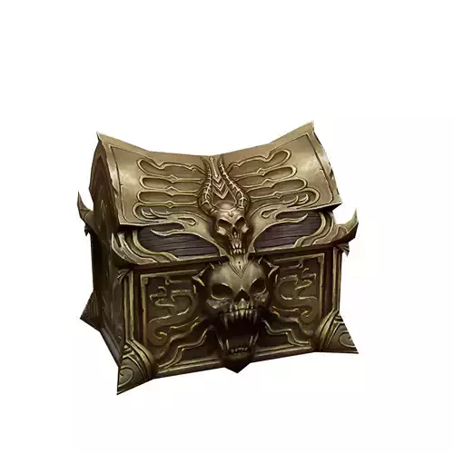 Demonic Treasure Chest Dark Ritual Treasure Box