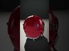 Red Sports Helmet model pack Low-poly 3D model_2